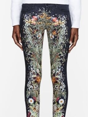 Mother The Looker Wild Flower Jeans 24